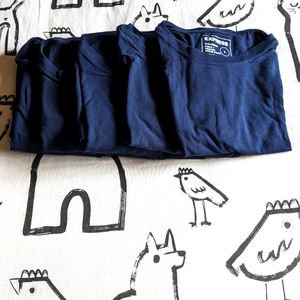Navy Express small slim stretch t-shirts